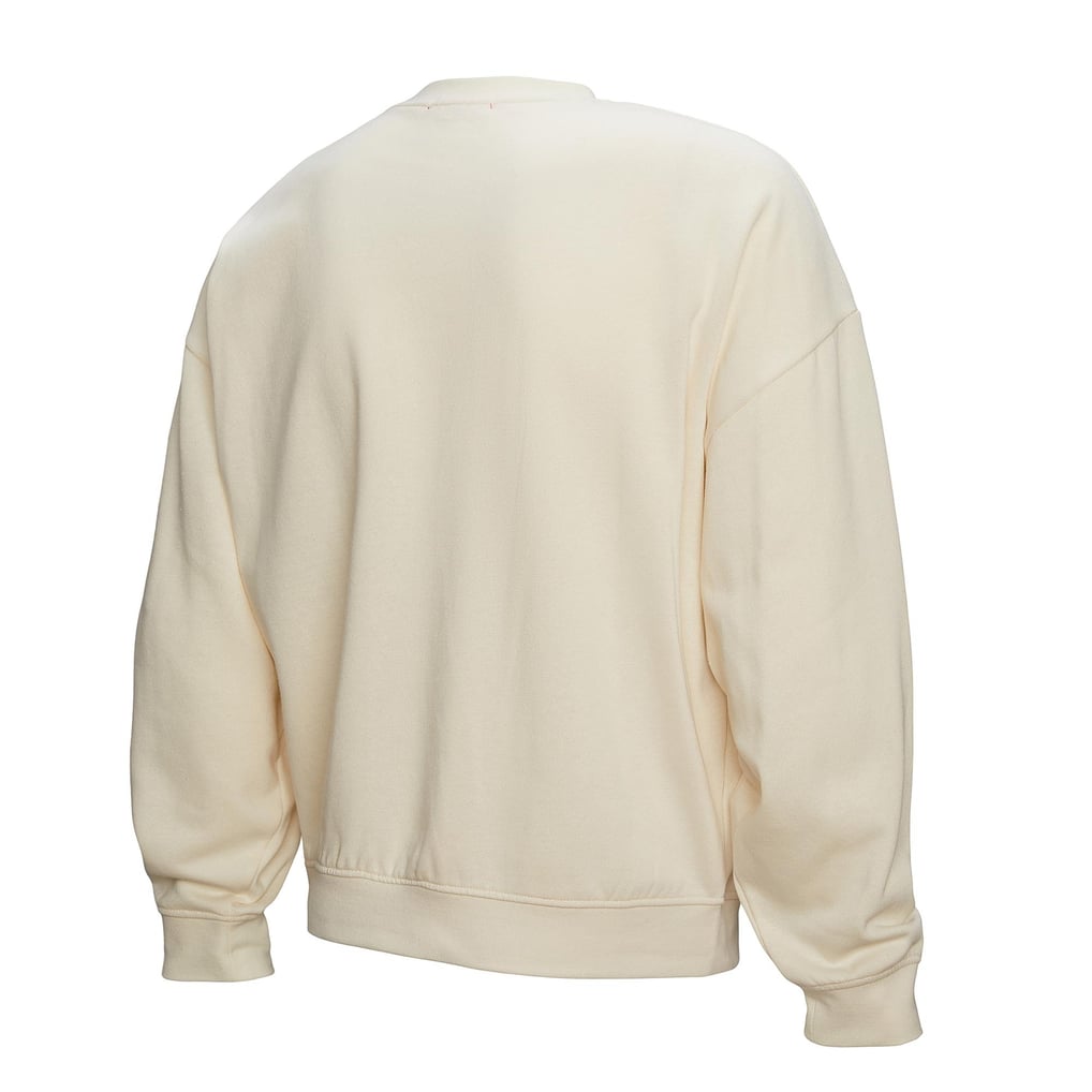  Chicago Blackhawks Mitchell & Ness Women's Logo 3.0 Pullover Sweatshirt - Cream