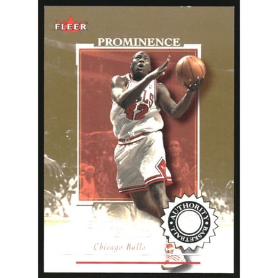 2000-01 Fleer Authority Prominence 125/75 #46 Elton Brand