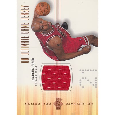 2000-01 Ultimate Collection Game Jerseys Bronze #MFJ Marcus Fizer