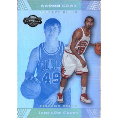 2007-08 Topps Co-Signers Silver Blue Foil #69A JamesOn Curry/Aaron Gray
