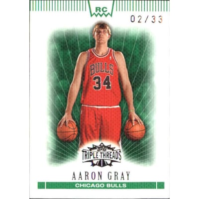 2007-08 Topps Triple Threads Emerald #149 Aaron Gray