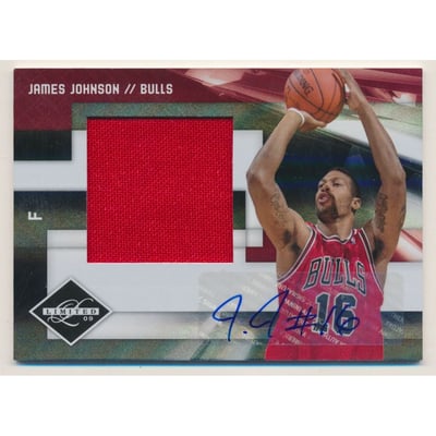 2009-10 Limited Freshmen Jumbo Signatures #15 James Johnson