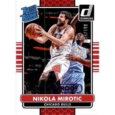 2014-15 Donruss Press Proofs Purple #219 Nikola Mirotic
