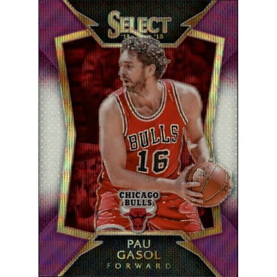2014-15 Select Prizms Purple and White #41 Pau Gasol CON