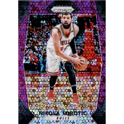 2017-18 Panini Prizm Prizms Fast Break Purple #248 Nikola Mirotic