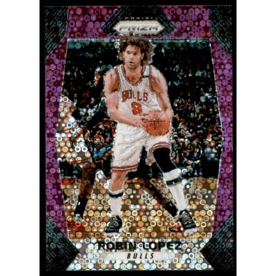 2017-18 Panini Prizm Prizms Fast Break Purple #249 Robin Lopez