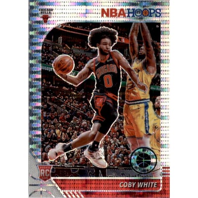 2019-20 Hoops Premium Stock Prizms Pulsar #204 Coby White