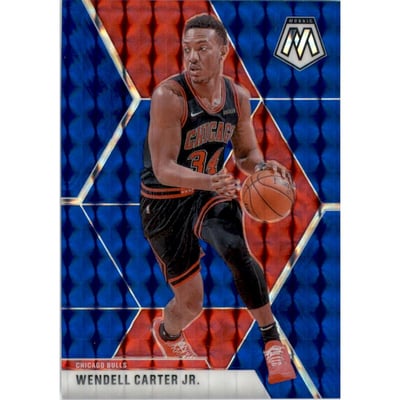 2019-20 Panini Mosaic Mosaic Blue #107 Wendell Carter Jr.