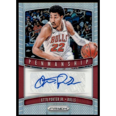 2019-20 Panini Prizm Penmanship Prizms Silver #13 Otto Porter Jr.