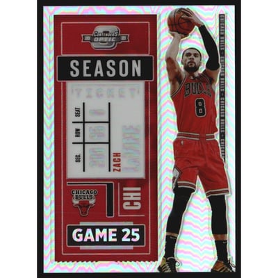 2020-21 Panini Contenders Optic Silver #15 Zach LaVine