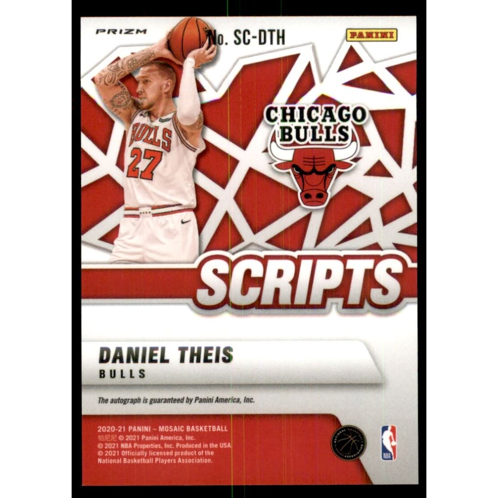 2020-21 Panini Mosaic Scripts #52 Daniel Theis