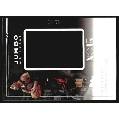 2020-21 Panini Noir Jumbo Material #7 Otto Porter Jr.