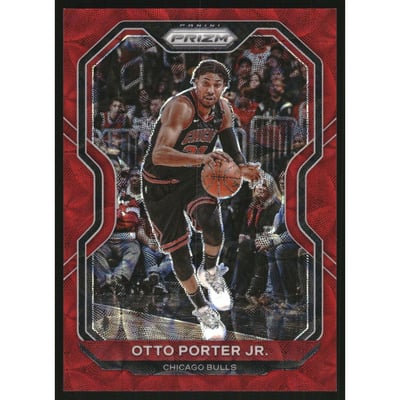 2020-21 Panini Prizm Prizms Choice Red #156 Otto Porter Jr.