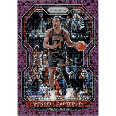 2020-21 Panini Prizm Prizms Fast Break Purple #223 Wendell Carter Jr.