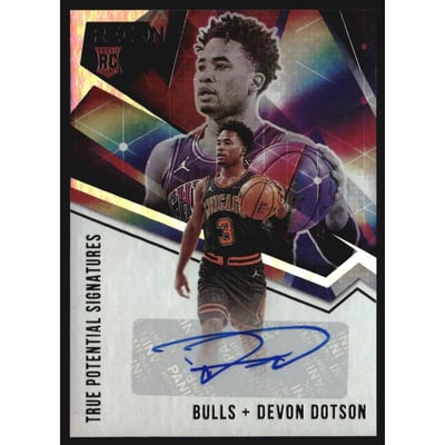 2020-21 Panini Recon True Potential Signatures #39 Devon Dotson