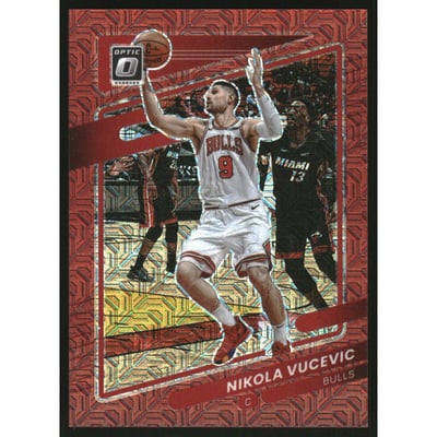 2021-22 Donruss Optic Choice Red #141 Nikola Vucevic