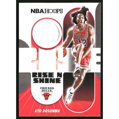 2021-22 Hoops Rise N Shine Memorabilia #33 Ayo Dosunmu