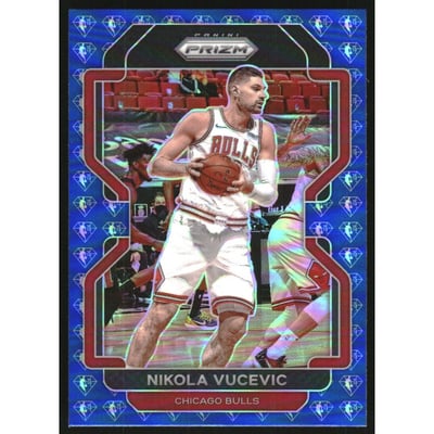2021-22 Panini Prizm Prizms NBA 75th Anniversary #100 Nikola Vucevic
