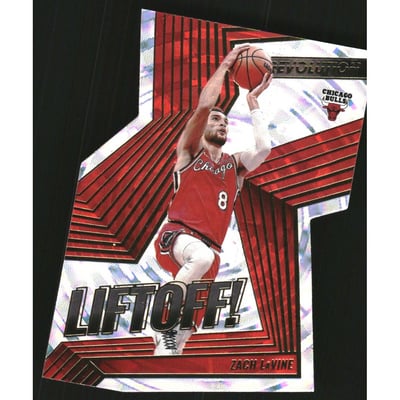 2021-22 Panini Revolution Liftoff! Fractal #5 Zach LaVine