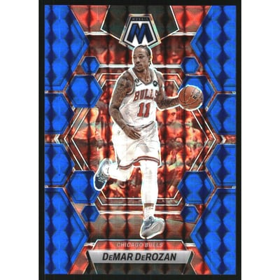 2022-23 Panini Mosaic Mosaic Blue #170 DeMar DeRozan