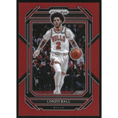 2022-23 Panini Prizm Prizms Red #88 Lonzo Ball