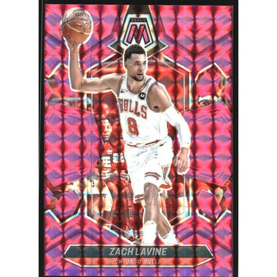2023-24 Panini Mosaic Mosaic Pink #100 Zach LaVine