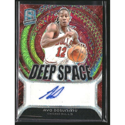 2023-24 Panini Spectra Deep Space Signatures Meta #12 Ayo Dosunmu