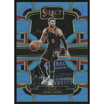2023-24 Select Prizms Light Blue #16 Zach LaVine