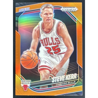 2024-25 Panini Prizm Black Legends Orange Prizms #292 Steve Kerr /49