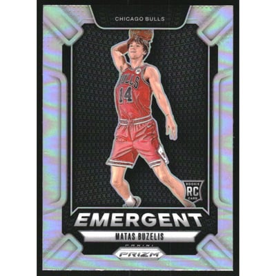2024-25 Panini Prizm Emergent Prizms Silver #7 Matas Buzelis