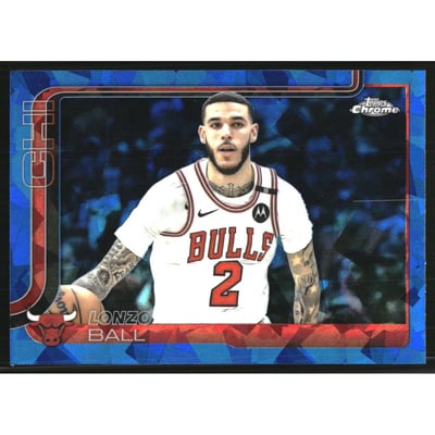 2025-26 Topps Chrome Sapphire #38 Lonzo Ball
