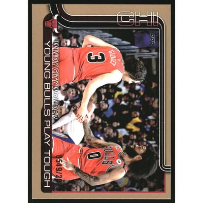 2025-26 Topps Gold #277 Windy City Wonder/Josh Giddey/Coby White
