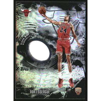 2025-26 Topps Rise to the Occasion Relics Rainbow Foilboard #RTONE Noa Essengue