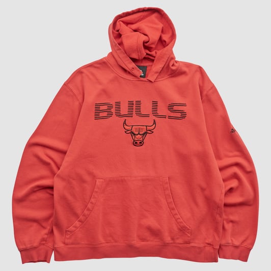 Chicago Bulls Adidas 2010s Hooded Pullover Sweatshirt - Red - S by Fanatics Real Vintage