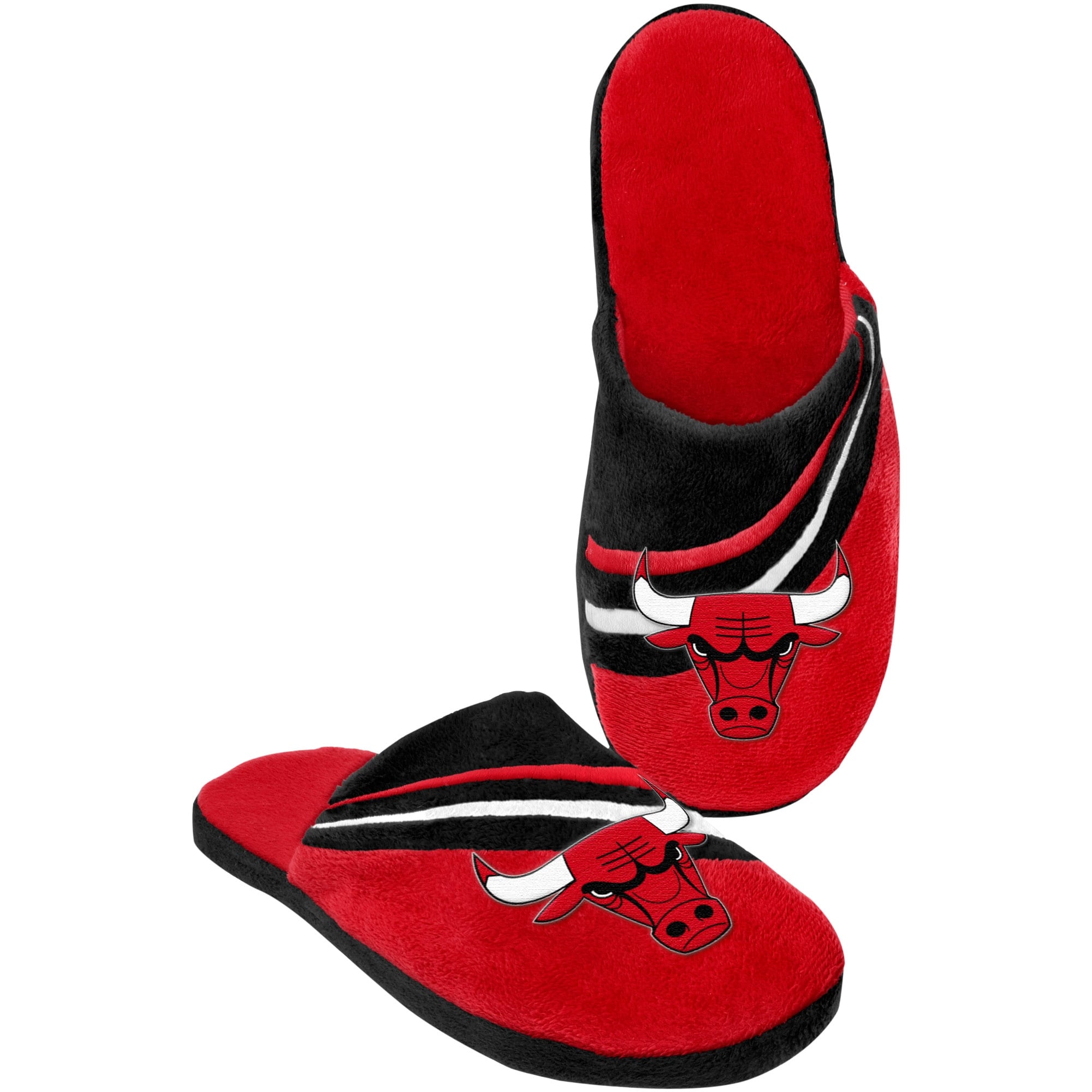 Chicago Bulls Big Logo Slide Slippers - Red display picture 1