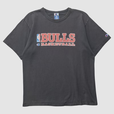 Chicago Bulls Champion 90s T-shirt - Black - XL by Fanatics Real Vintage