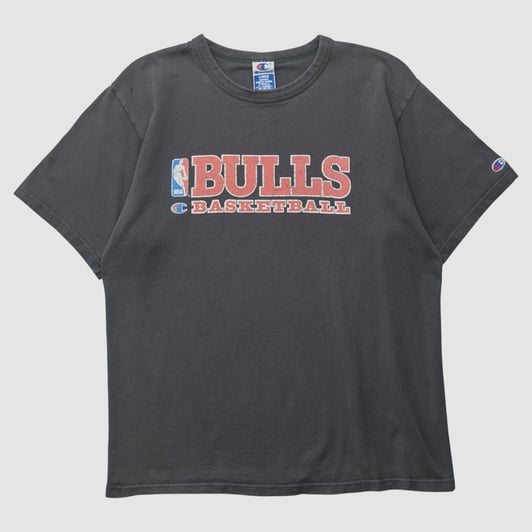 Chicago Bulls Champion 90s T-shirt - Black - XL by Fanatics Real Vintage