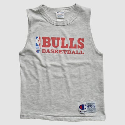 Chicago Bulls Champion 90s Tank - Heather Gray - Yth M by Fanatics Real Vintage