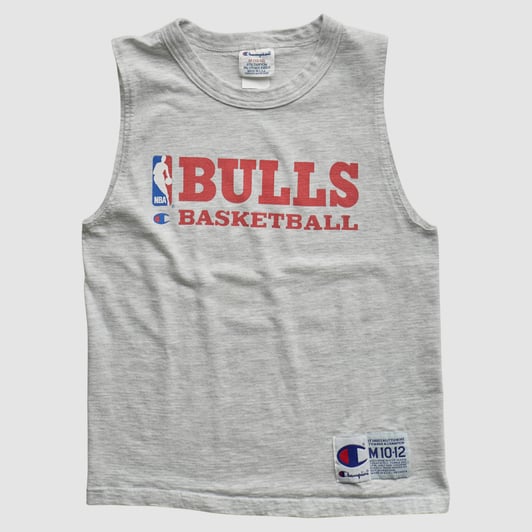 Chicago Bulls Champion 90s Tank - Heather Gray - Yth M by Fanatics Real Vintage