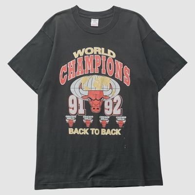 Chicago Bulls Fruit of the Loom 1992 T-shirt - Black - S by Fanatics Real Vintage