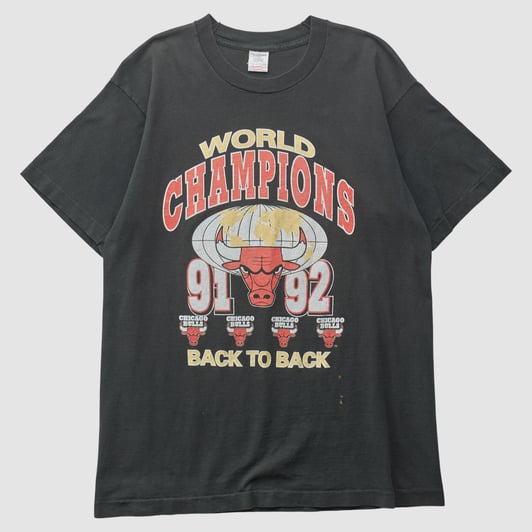 Chicago Bulls Fruit of the Loom 1992 T-shirt - Black - S by Fanatics Real Vintage