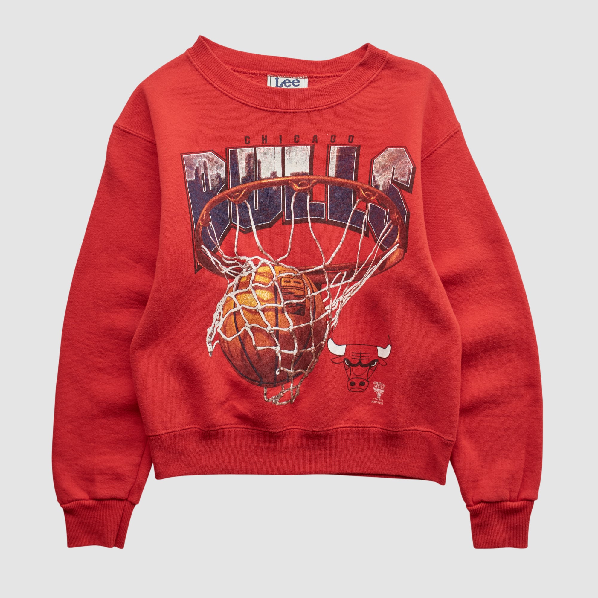 90s NBA BULLS sweat L 4774 NBA Bulls Chicago shirt ⁄ Ness