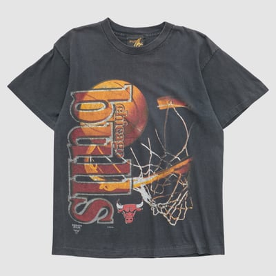 Chicago Bulls Pure Magic 90s T-shirt - Black - S by Fanatics Real Vintage