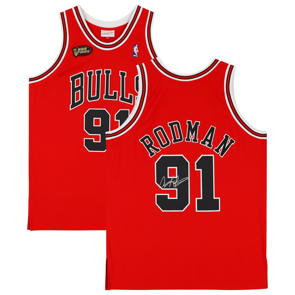 Maillot Dennis Rodman Chicago Bulls Mitchell & Ness Throwback 97-98 - Taille 4XL Rare