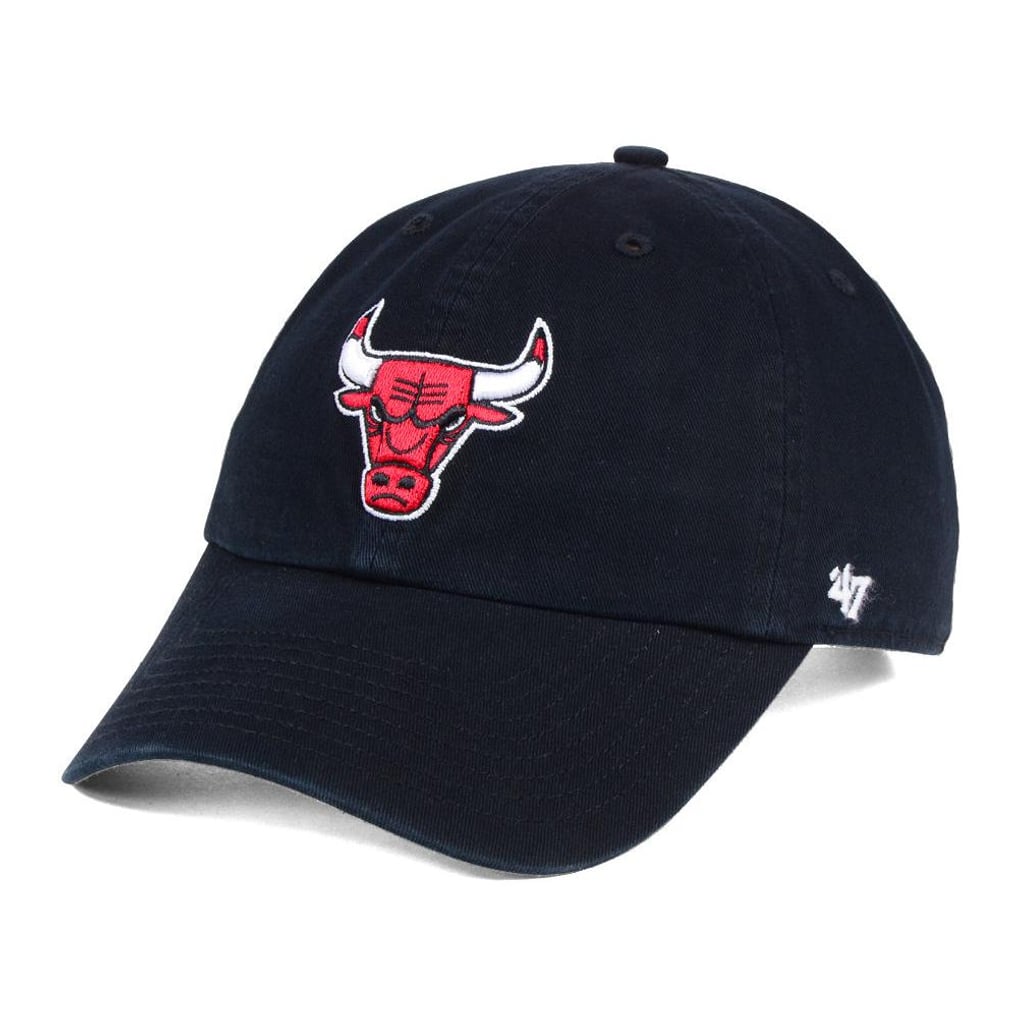  Chicago Bulls '47 Core Logo Clean Up Adjustable Hat - Black