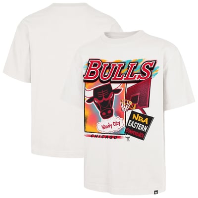  Chicago Bulls '47 City Paint Reed Foundation T-Shirt - Cream