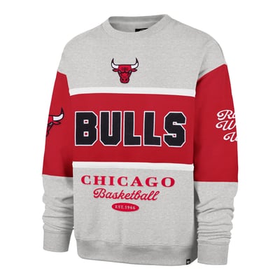 Chicago Bulls '47 Blockfield Maximalist Sweatshirt - Gray
