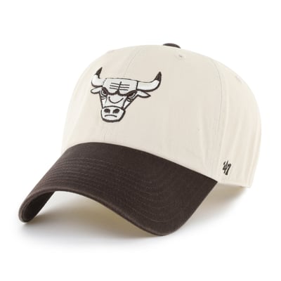 Chicago Bulls '47 Two-Tone Clean Up Adjustable Hat - Natural/Brown