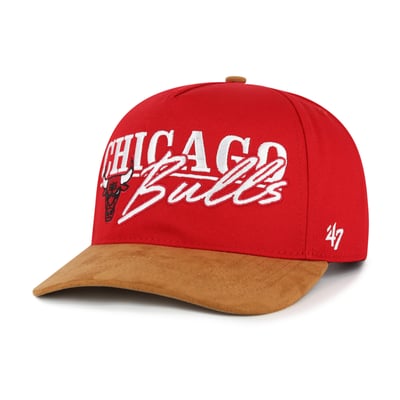 Chicago Bulls '47 Scribe Line Hitch Adjustable Hat - Red/Tan