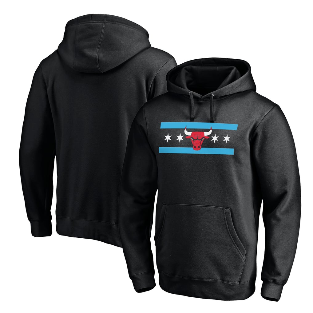 Chicago Bulls Hometown Collection Post Up Pullover Hoodie - Black